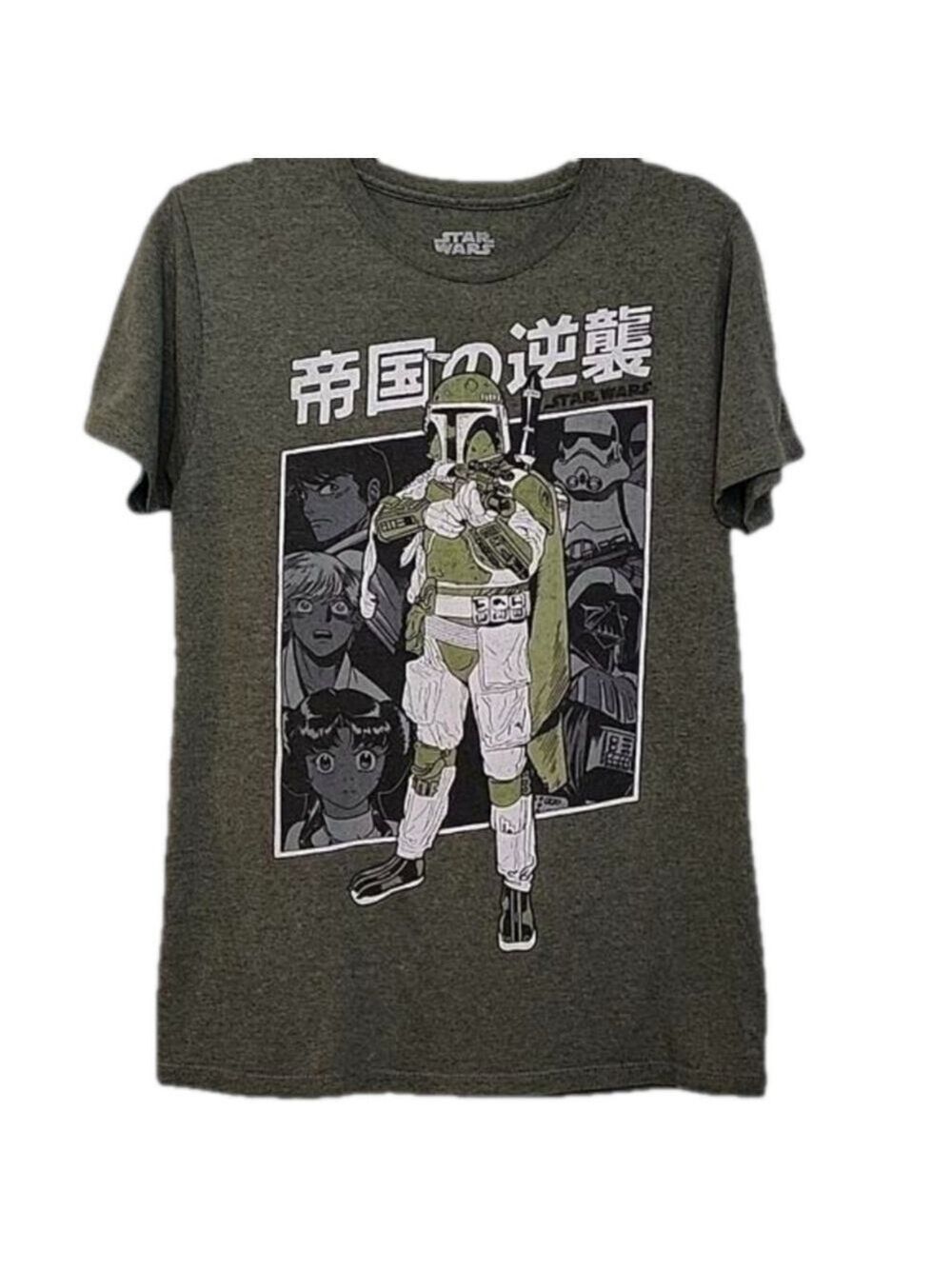 STAR WARS / ANIME T-Shirt Mandalorian Boba Fett Size Small